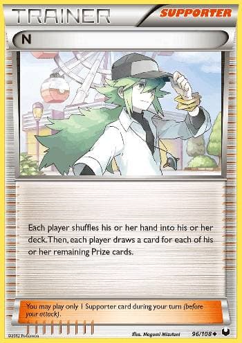 Carta N (96/108) do set Exploradores da Escuridão — Pokémon TCG | Bynx