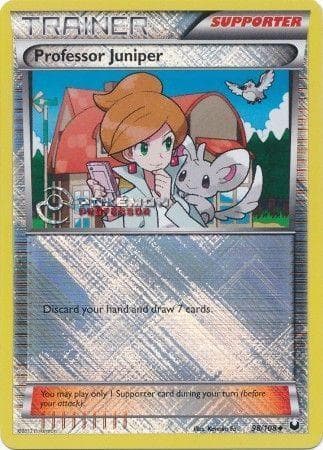 Carta Professor Juniper (Professor Program) (98/108) do set Exploradores da Escuridão — Pokémon TCG | Bynx
