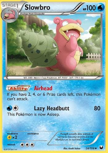 Carta Slowbro (24/108) do set Exploradores da Escuridão — Pokémon TCG | Bynx