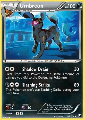 Umbreon (60/108) — Exploradores da Escuridão