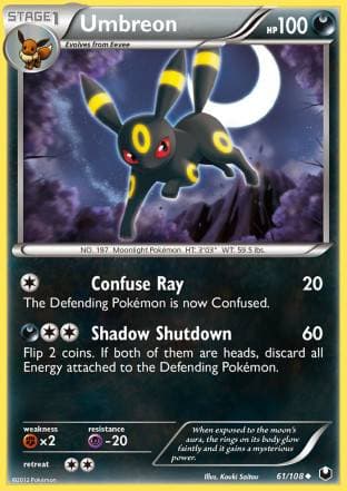 Umbreon (61/108) — Exploradores da Escuridão