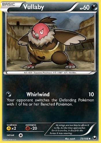 Carta Vullaby (73/108) do set Exploradores da Escuridão — Pokémon TCG | Bynx