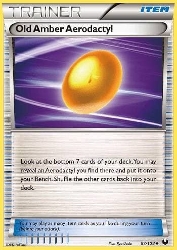 Âmbar Velho de Aerodactyl / Old Amber Aerodactyl (97/108) 97