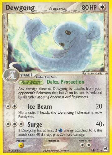 Dewgong (15/101) — Dragon Frontiers