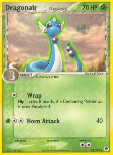 Carta Dragonair (28/101) do set Dragon Frontiers — Pokémon TCG | Bynx