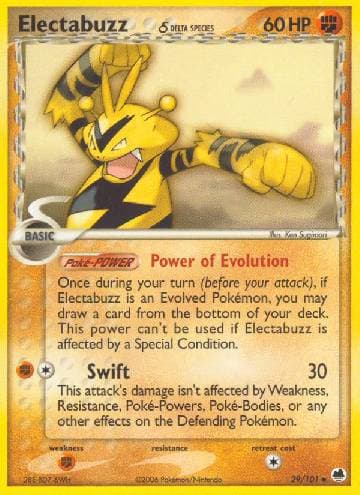 Carta Electabuzz (29/101) do set Dragon Frontiers — Pokémon TCG | Bynx