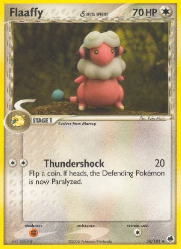 Carta Flaaffy (30/101) do set Dragon Frontiers — Pokémon TCG | Bynx