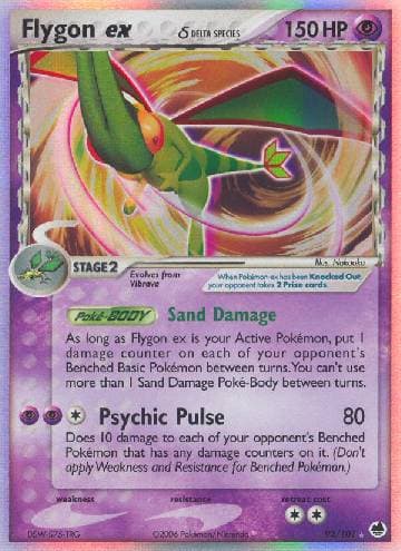 Carta Flygon ex (92/101) do set Dragon Frontiers — Pokémon TCG | Bynx