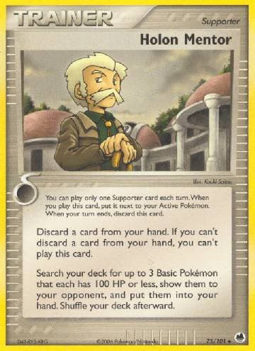Carta Holon Mentor (75/101) do set Dragon Frontiers — Pokémon TCG | Bynx