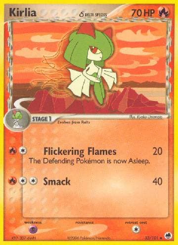Carta Kirlia (33/101) do set Dragon Frontiers — Pokémon TCG | Bynx