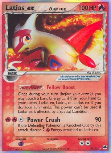 Carta Latias ex (95/101) do set Dragon Frontiers — Pokémon TCG | Bynx