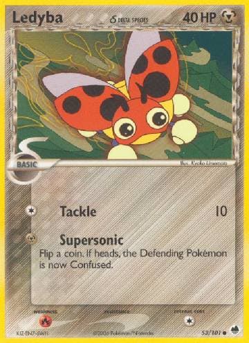 Carta Ledyba (53/101) do set Dragon Frontiers — Pokémon TCG | Bynx