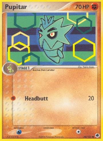 Carta Pupitar (58/101) do set Dragon Frontiers — Pokémon TCG | Bynx