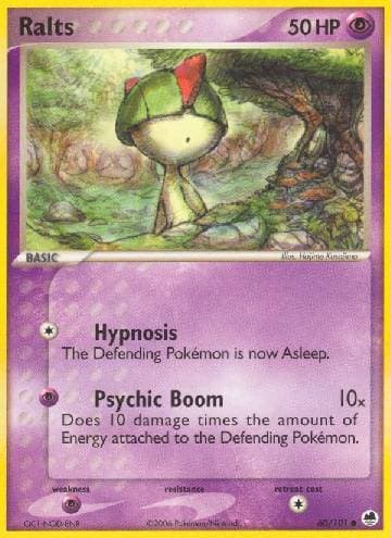 Carta Ralts (60/101) do set Dragon Frontiers — Pokémon TCG | Bynx