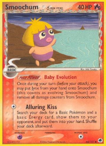 Smoochum (64/101) — Dragon Frontiers