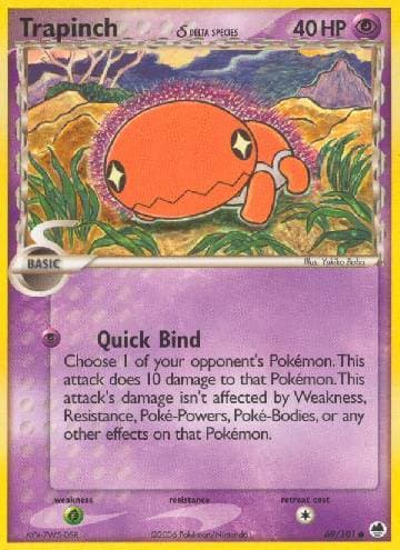 Carta Trapinch (69/101) do set Dragon Frontiers — Pokémon TCG | Bynx