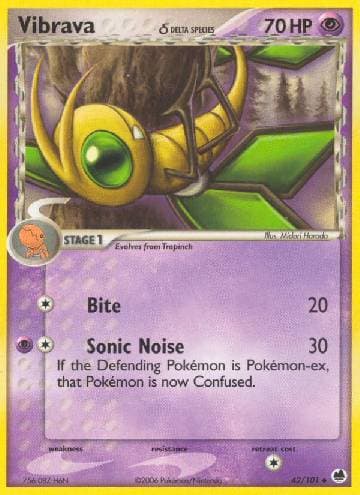 Carta Vibrava (42/101) do set Dragon Frontiers — Pokémon TCG | Bynx