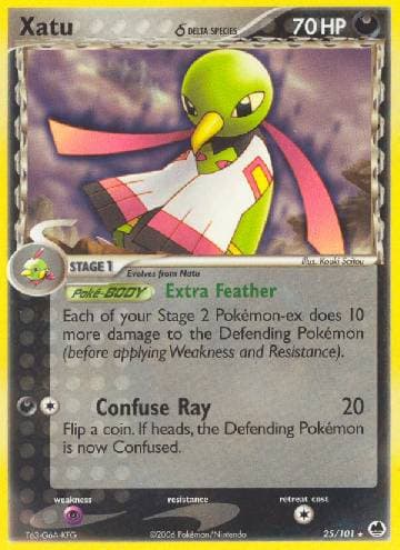 Carta Xatu (25/101) do set Dragon Frontiers — Pokémon TCG | Bynx