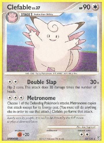 Carta Clefable (22/130) do set Diamante & Pérola — Pokémon TCG | Bynx