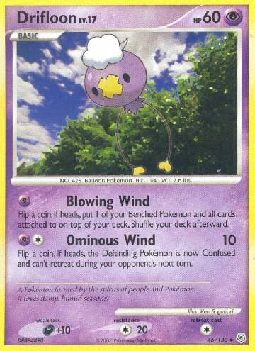Carta Drifloon (46/130) do set Diamante & Pérola — Pokémon TCG | Bynx