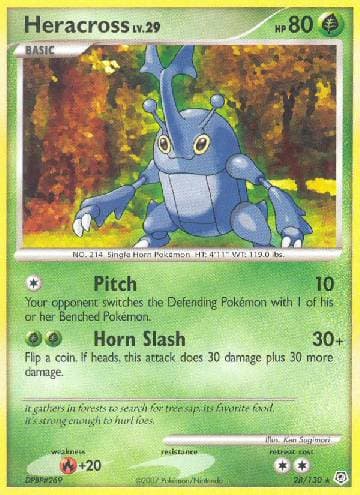 Heracross (28/130) — Diamante & Pérola