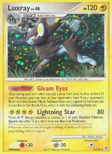 Carta Luxray (7/130) do set Diamante & Pérola — Pokémon TCG | Bynx