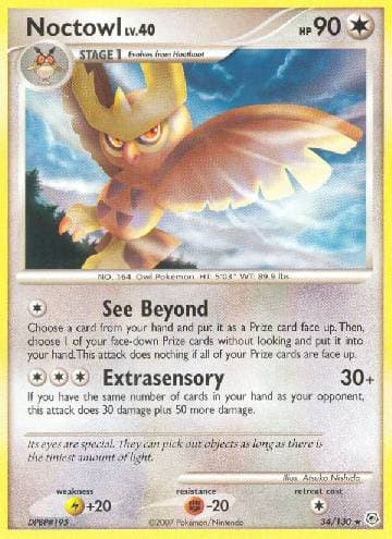 Noctowl (34/130) — Diamante & Pérola