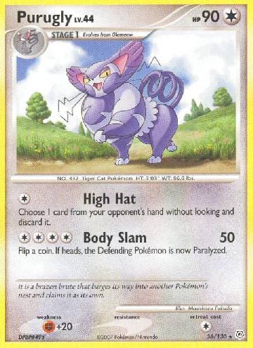 Purugly (36/130) — Diamante & Pérola