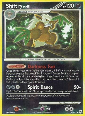 Carta Shiftry (14/130) do set Diamante & Pérola — Pokémon TCG | Bynx