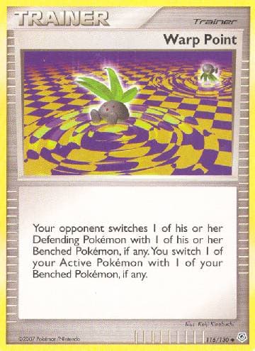 Carta Warp Point (116/130) do set Diamante & Pérola — Pokémon TCG | Bynx