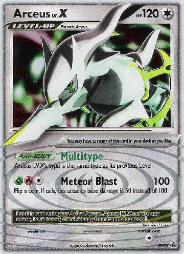 Carta Arceus LV.X (DP56/56) do set Diamante & Pérola Promos — Pokémon TCG | Bynx