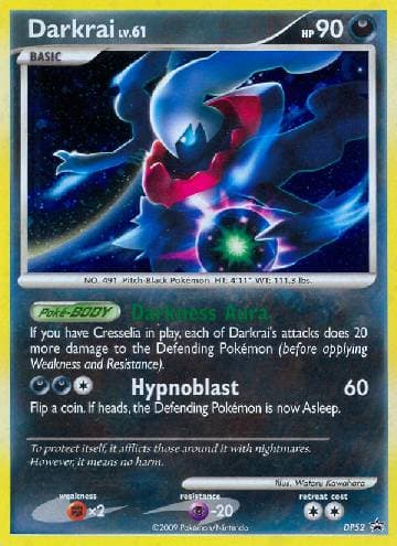Carta Darkrai (DP52/56) do set Diamante & Pérola Promos — Pokémon TCG | Bynx