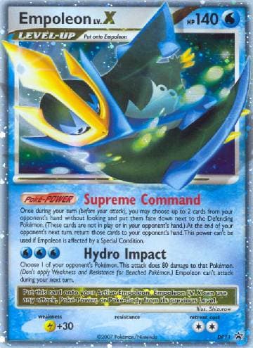 Carta Empoleon LV.X (DP11/56) do set Diamante & Pérola Promos — Pokémon TCG | Bynx