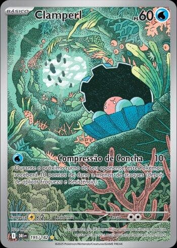 Carta Clamperl (195/182) do set Rivais Predestinados — Pokémon TCG | Bynx