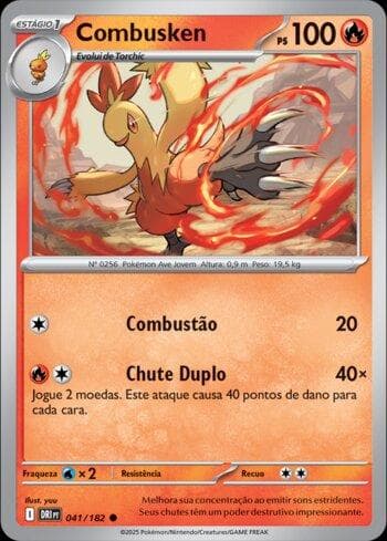 Carta Combusken (041/182) do set Rivais Predestinados — Pokémon TCG | Bynx