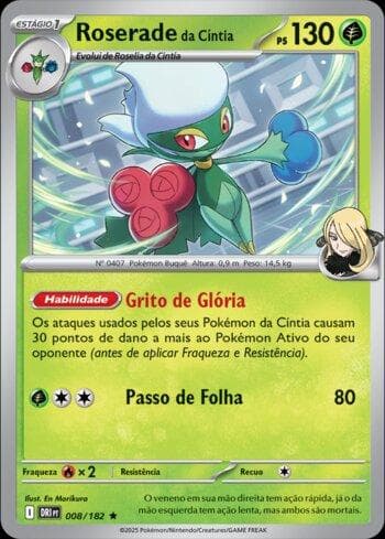 Cynthia's Roserade (008/182) — Rivais Predestinados