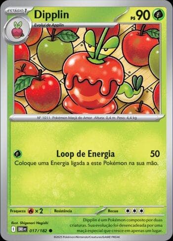 Carta Dipplin (017/182) do set Rivais Predestinados — Pokémon TCG | Bynx