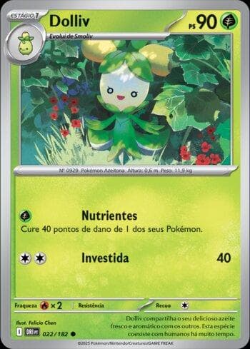 Carta Dolliv (022/182) do set Rivais Predestinados — Pokémon TCG | Bynx