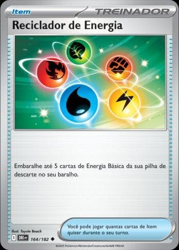 Carta Energy Recycler (164/182) do set Rivais Predestinados — Pokémon TCG | Bynx