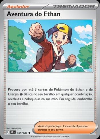 Carta Ethan's Adventure (165/182) do set Rivais Predestinados — Pokémon TCG | Bynx