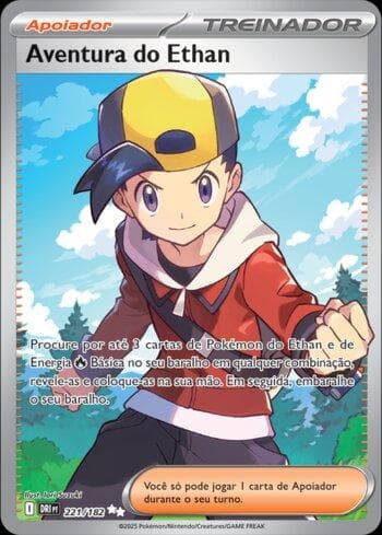 Carta Ethan's Adventure (221/182) do set Rivais Predestinados — Pokémon TCG | Bynx