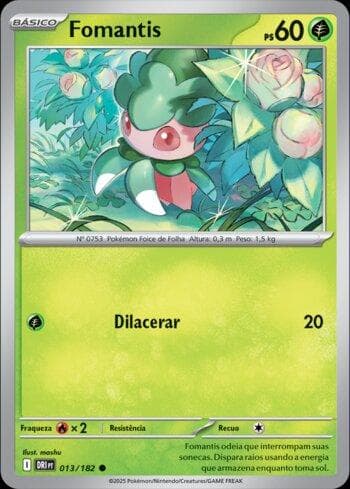 Carta Fomantis (013/182) do set Rivais Predestinados — Pokémon TCG | Bynx