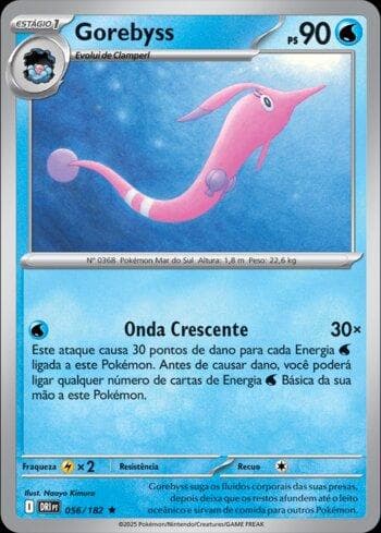 Carta Gorebyss (056/182) do set Rivais Predestinados — Pokémon TCG | Bynx
