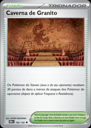 Carta Granite Cave (166/182) do set Rivais Predestinados — Pokémon TCG | Bynx