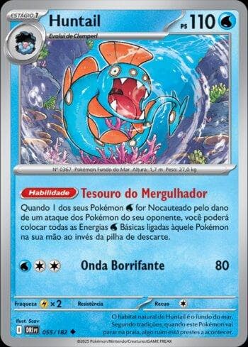 Carta Huntail (055/182) do set Rivais Predestinados — Pokémon TCG | Bynx
