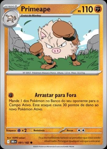 Primeape (091/182) — Rivais Predestinados