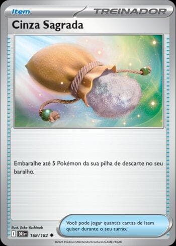 Carta Sacred Ash (168/182) do set Rivais Predestinados — Pokémon TCG | Bynx
