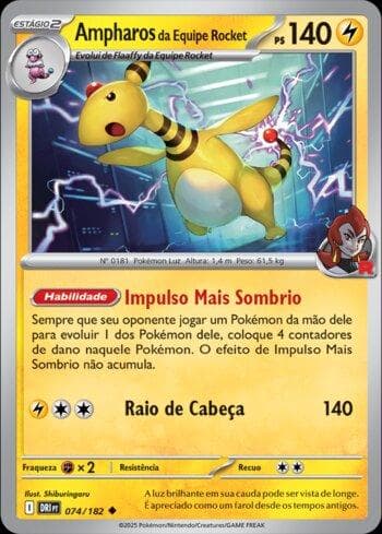 Team Rocket's Ampharos (074/182) — Rivais Predestinados