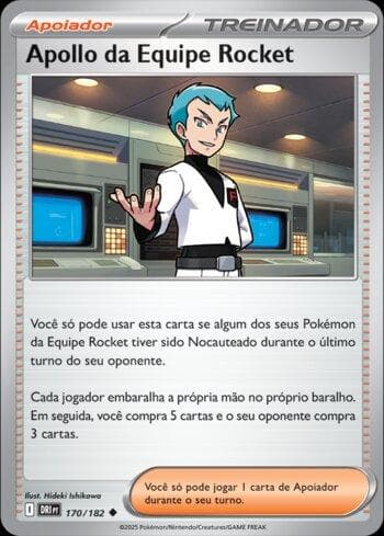 Carta Team Rocket's Archer (170/182) do set Rivais Predestinados — Pokémon TCG | Bynx
