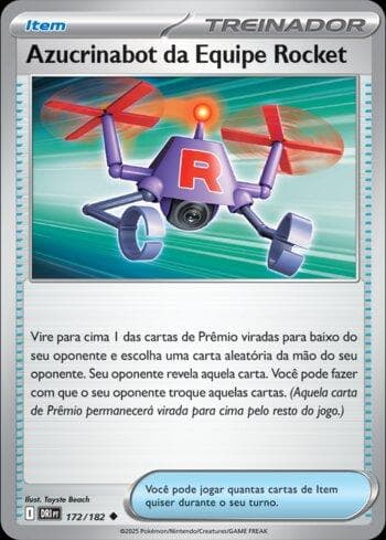 Carta Team Rocket's Bother-Bot (172/182) do set Rivais Predestinados — Pokémon TCG | Bynx